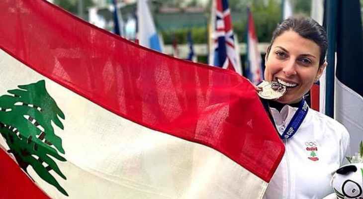 راي باسيل تحرز المركز الثالث في بطولة العالم للرماية
