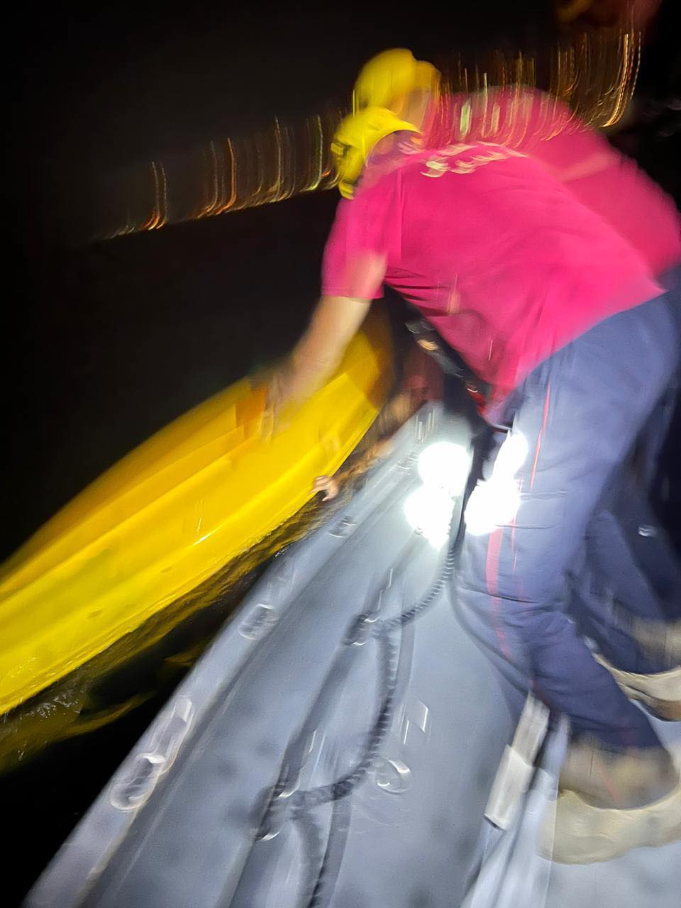 May be an image of 1 person and kayak