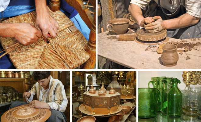 الحرف اليدوية في <a class=