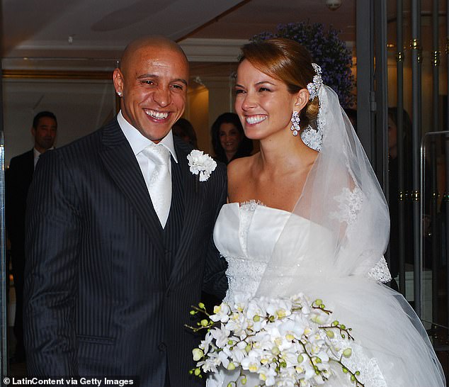Real Madrid legend Roberto Carlos, 51, 'is sleeping at the club's training ground as he divorces his wife and mother of two of his ELEVEN children amid bitter battle for £133m fortune' |