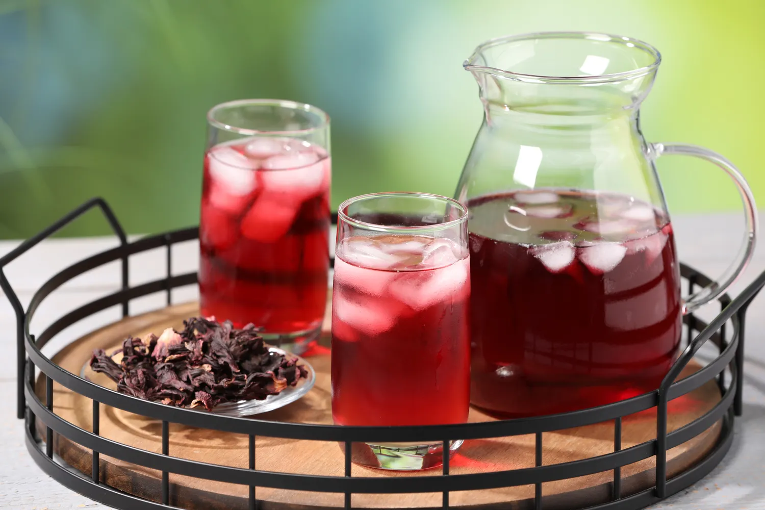 An image of hibiscus iced tea